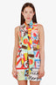 Moschino Couture Multicolour Powerpuff Girls Sleeveless Dress with Tie Size 6