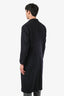 Saks Fifth Navy Wool Double Breasted Coat Size L Mens