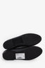 Pre-loved Chanel™ Black Leather CC Cap Toe Bow Flats Size 36.5