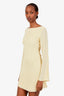 Reformation Baby Yellow Long Sleeve Mini Dress Size XS
