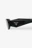 Prada Black Rectangular Symbole Sunglasses