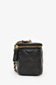 Pre-loved Chanel™ 2021+ Black Leather Disco CC Mini Vanity Crossbody Bag