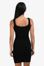 Helmut Lang Black Cut Out Mini Dress Size P