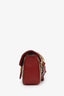Gucci GG Marmont Canvas Red Leather Small Crossbody Bag