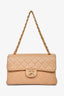 Pre-loved Chanel™ 1994 96 Beige Lambskin Classic Medium Double Face Flap