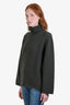 Toteme Military Green Wool Cashmere Turtle Neck Long Sleeve Sweater Size XXS
