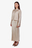 Frame Gold Silk Button Down and Midi Slip Skirt Set Size M