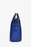 Celine 2014-15 Blue Pebbled Leather Micro Luggage Tote