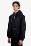 Gucci Black GG Logo Bomber Jacket Size 46