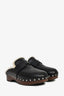 Hermès 2022 Black Leather Calya Mules Size 38