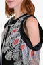 Peter Pilotto Black Embroidered Sleeveless Top Size 2