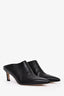 Stuart Weitzman Blue Leather Kitten Heel Ankle Boots