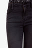Frame Grey Denim High Waisted 'Le Mini Boot' Jeans Size 28