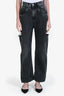 Maison Margiela Black Denim Cut-Out Straight Leg Jeans Size 36