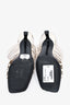 The Row White Leather Woven Mules Size 38