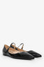 Prada Black Patent Pointed Toe Ballet Flats Size 41