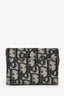 Christian Dior Blue Oblique Card Holder