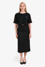 Sandy Liang Black Midi Skirt Size 2
