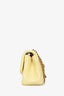 Pre-loved Chanel™ Butter Yellow Caviar Quilted Leather Mini Camilla Flower Crush Single Flap Bag