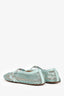 Alaïa Turquoise Mesh Ballet Flats Size 39