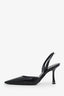 Alexander Wang Black Croc Grace Slingback Heels Size 35.5