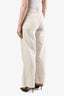 Brunello Cucinelli White 'The Loose Wide' Jeans Size 0