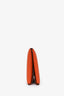 Hermès Orange Leather Calvi Card Holder