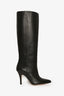 Maison Margiela MM6 Black Leather Knee High Boots Size 40