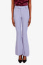 Smythe Purple High Waisted Flare Leg Pant Size 00