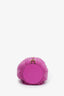 Loewe Fuchsia Lambskin Pleated Bracelet Pouch Shoulder Bag
