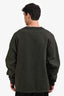 DSQUARED2 Dark Green Cotton Front Pocket Central Logo Sweatshirt Size XL Mens