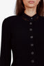 Pre-loved Chanel™ 19S Black CC Button Quilted Pocket Jacket Size 44