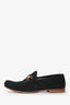 Gucci Black Suede 1953 Horsebit Loafers Size 10