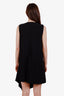 Gucci Black Crystal Embellished Draped Jersey Shift Dress Size XS
