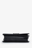 Pre-loved Chanel™ 2018-19 Black Chevron Leather Medium Boy Bag