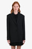 Acne Studios Black Single Breasted Blazer Size 36
