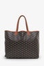 Goyard Black/Brown Coated Canvas Goyardine St. Louis PM Tote Bag with Pouch