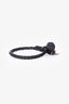 Bottega Veneta Brown Leather Intrecciato Wrap Knot Bracelet