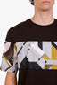 Hermès Black Cotton Pattern T-Shirt Size L Mens