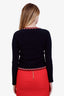 Moschino Black Trim Detail Cardigan Size 4