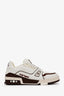 Louis Vuitton x Tyler The Creator Brown/White Leather Logo Sneakers Size 6.5