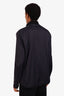 Hermès Navy Zip-Up Fleece Jacket Size XXL Mens