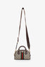 Gucci Coated Canvas GG Ophidia Convertible Boston Top Handle Bag