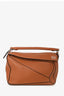 Loewe Tan Leather Small Puzzle Edge Crossbody Bag