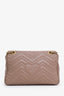 Gucci Taupe Leather Marmont Medium Shoulder Bag