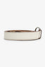 Dolce & Gabbana Leopard/White Leather Belt Size 90