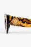 Versace Black/Yellow Medusa Cat Eye Sunglasses