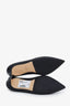 Stuart Weitzman Black Leather Pointed Toe Heels Size 7.5