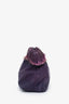 Prada Purple Leather Fringe Shoulder Bag