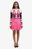 Stella McCartney Pink Nylon Bubble Mini Skirt Size 38